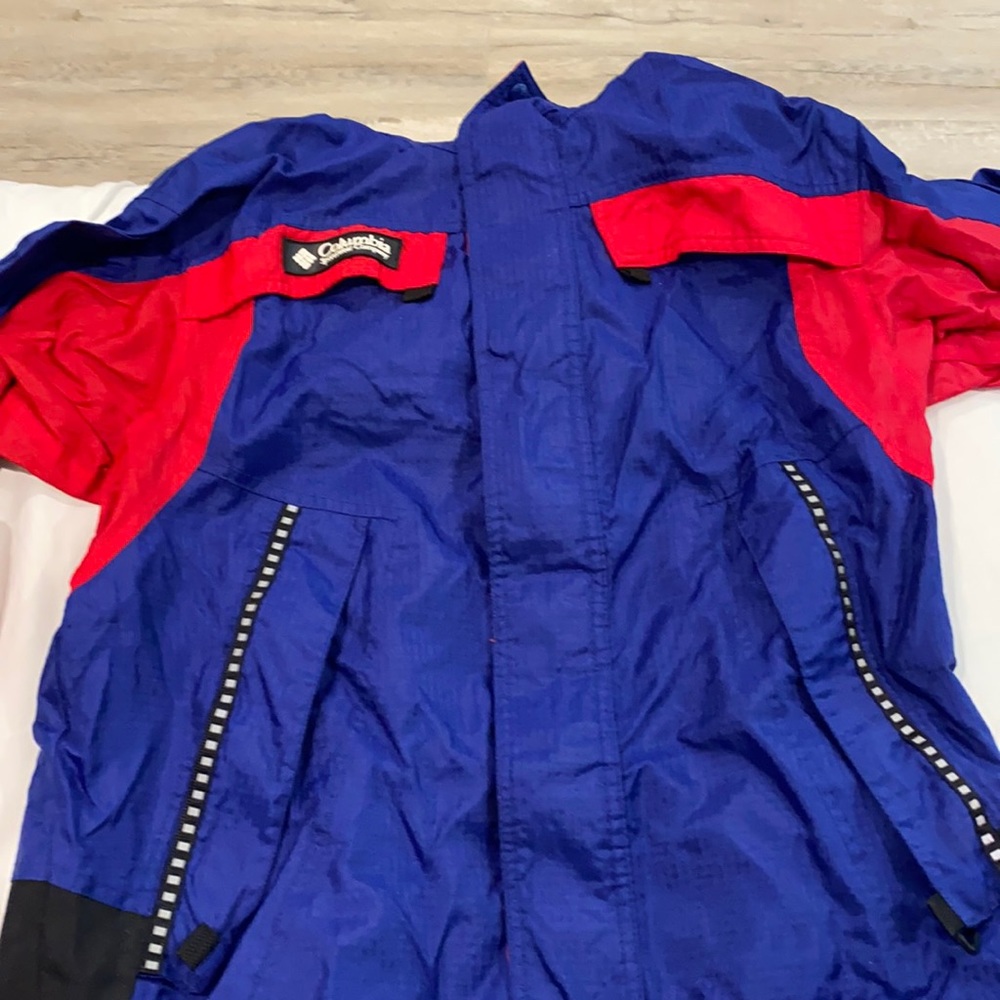 Rain type winter print jacket